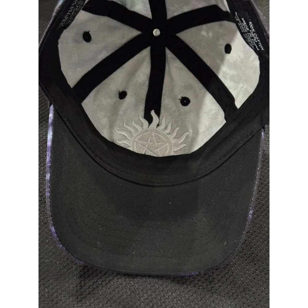 Supernatural Join The Hunt Baseball Cap Boys One Size Anti-Possession Symbol Hat